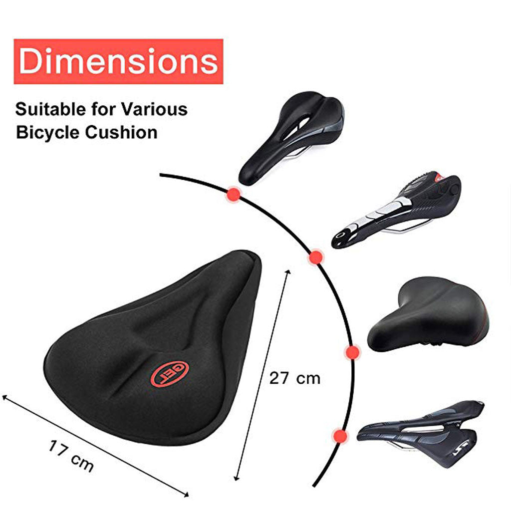Mountain Bike Seat Cushion Thickened Seat Cover Comfortable Saddle Bicycle Equipment Riding Accessories Supplies