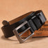 Casual wild two-layer leather belt