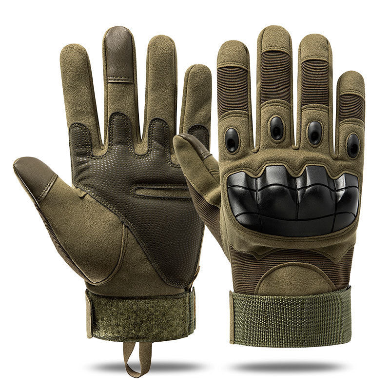 Full Finger Protective Sports Training Outdoor Army Fan Riding Gloves Men