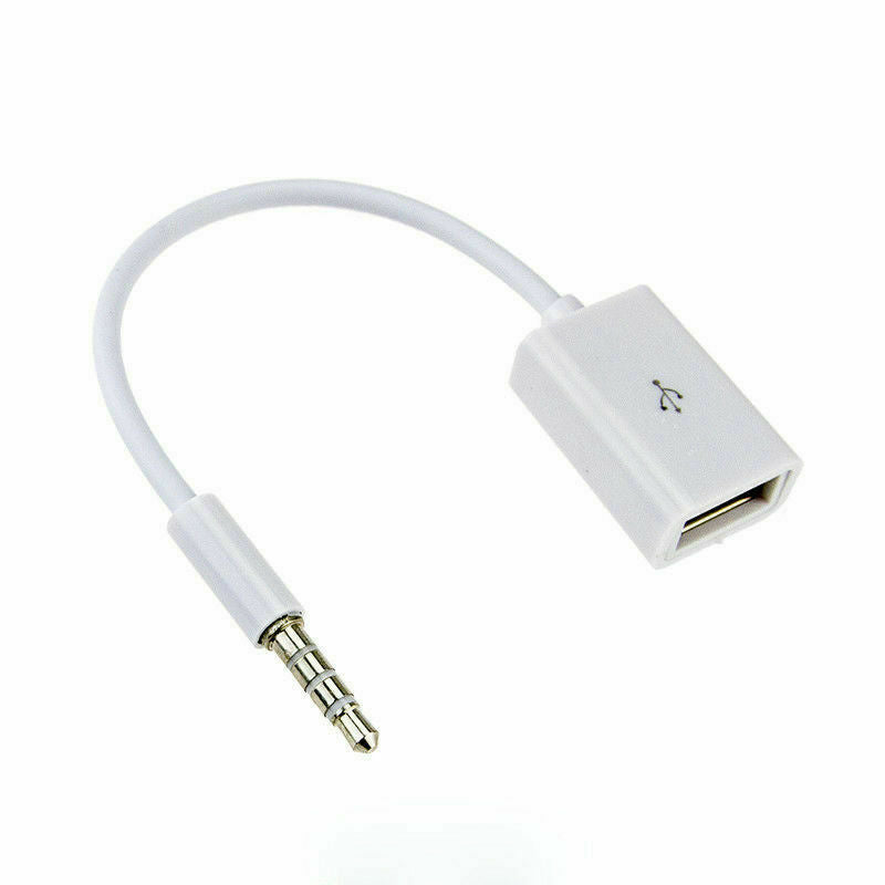Car MP3 3.5mm Male AUX Audio Socket Jack To USB 2.0 Female Converter Cable Cord Car Interior Accessories Boutique New Hot Sale
