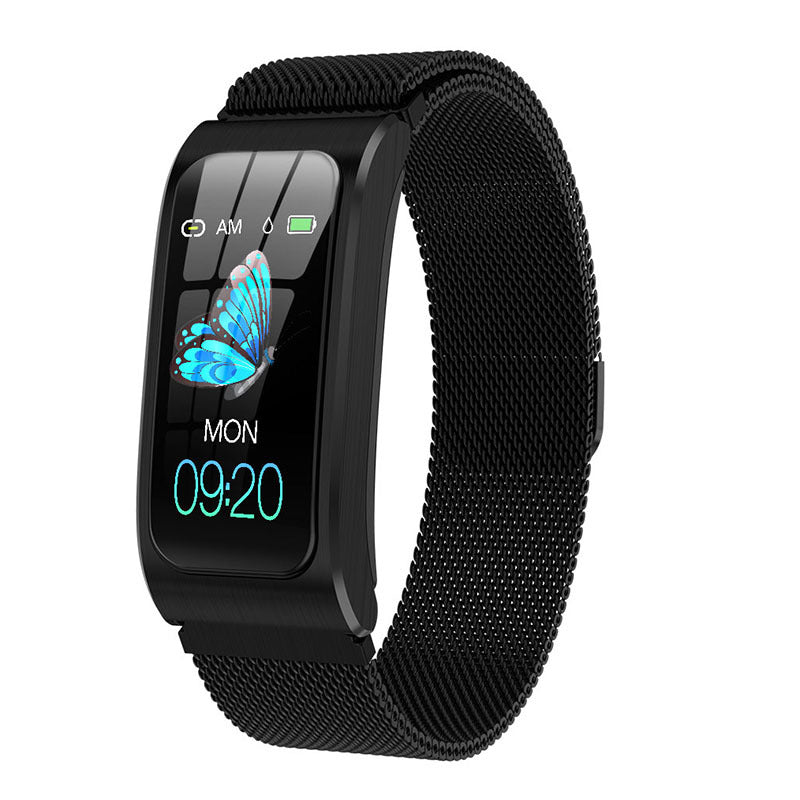Compatible With  Cross-Border Hot Style Color Screen AK12 Smart Watch Heart Rate Monitoring Bluetooth Sports Bracelet Factory Direct Sales Dropship