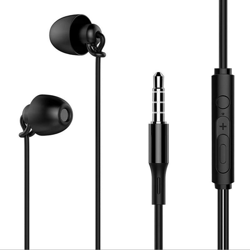 Soft silicone soundproof in-ear headphones