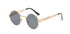 Gold Metal Fashion John Lennon Round Sunglasses Steampunk Sunglasses Mens Womens Retro Vintage Coating Mirrored Eyewear Shades