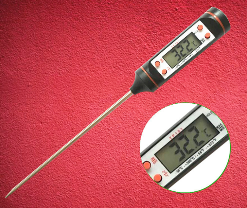 Kitchen oil thermometer kitchen barbecue baking temperature measurement electronic food thermometer
