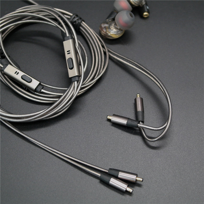 Pluggable headphone wire rod DIY fever upgrading and replacement line suitable for