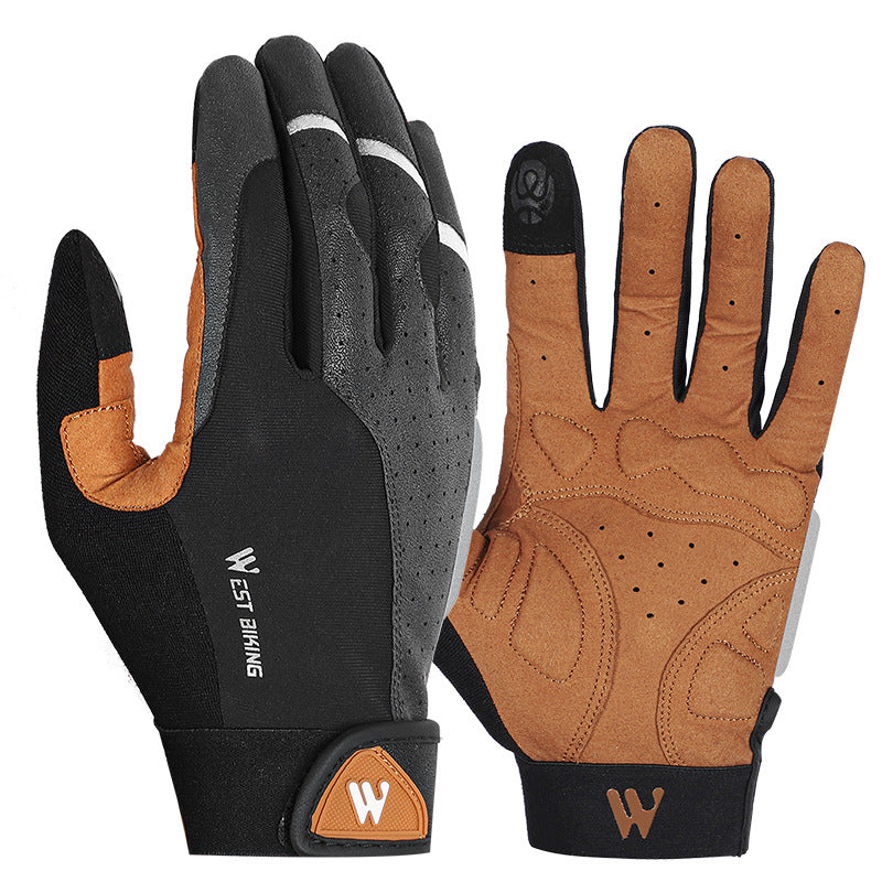 West rider cycling gloves all refer to suspension antiskid motorcycle bicycle gloves long refers to the spring and autumn winter touch screen
