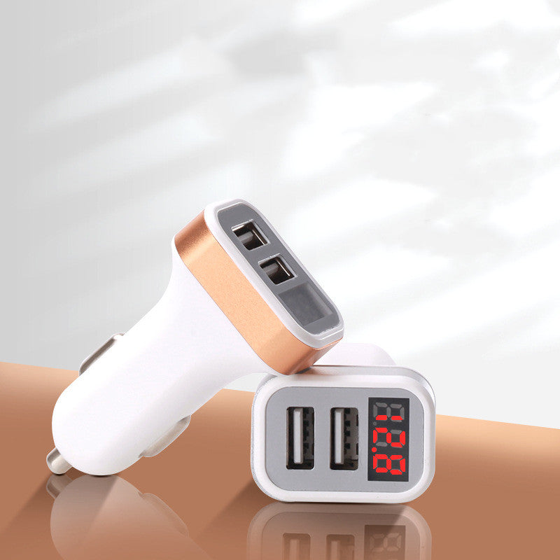 New Digital Display 2.1A Multi-function Car Charger