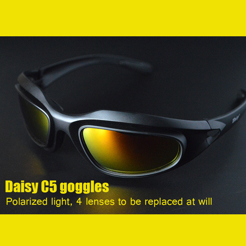 Daisy C5 Goggles Riding Glasses Night Vision Sand-proof Motorcycle Windshield