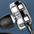 Quad-core Dual-moving Coil Dual-speaker Earphone In-ear