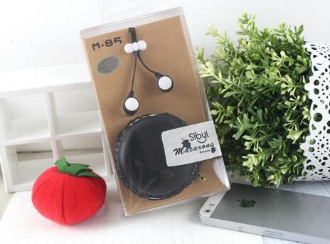 , Cute Macarons Candy Color In-ear Earphones Phone Earbuds ForMP3 MP4 Music Player Girls Kids Gift