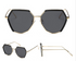 Individual Metal TR Mixed Polarizing Sunglasses Male Irregular Trend Toad Mirror Female Wholesale New Frame 58119