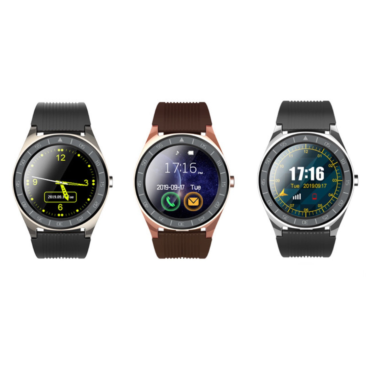 V5 round screen smart watch