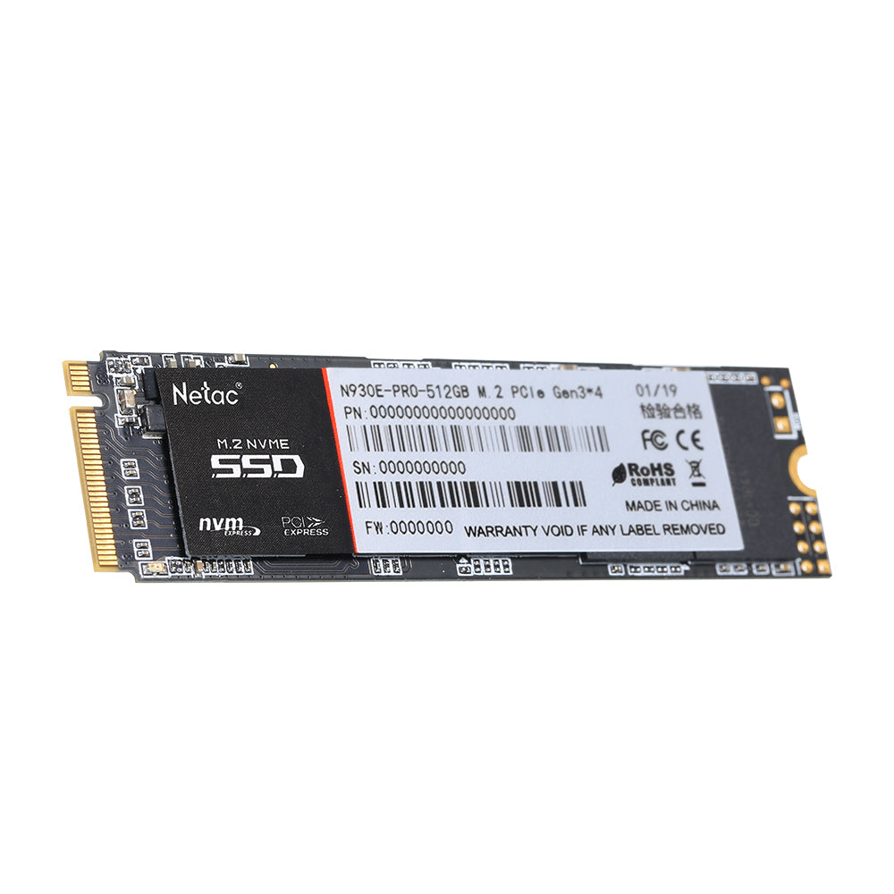 Netac N930E PRO SSD M.2 PCle NVMe Gen3*4  NAND Flash Internal Solid State Drive Hard Drive For PC Computer 128GB 256GB 512GB
