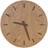 Fashionable Nordic Minimalist Wooden Wall Clock Living Room Round Wooden Clock Household Round Wooden Table Creative Wall Clock Living Room
