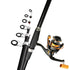 2.1m/2.7m Fishing Rod And Reel Combos Carbon Fiber Rod Telescopic Fishing Rod Pole Baitcasting Rod Spinning Rod Reel