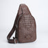 Leather Chest Bag Men's Casual Crossbody