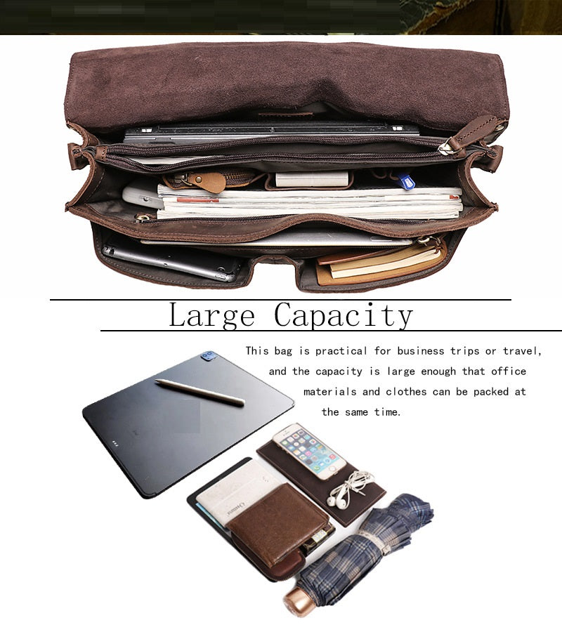 Leather Briefcase For Men