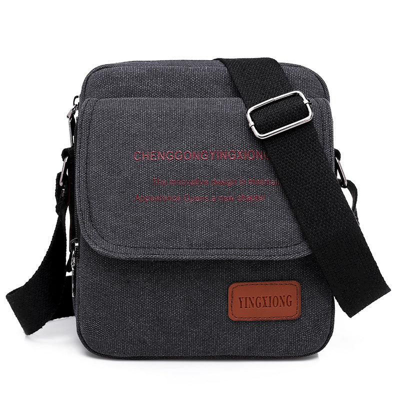 Men's Canvas Bag Shoulder Business Backpack