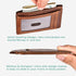 Anti-theft Brush Men's And Women's Genuine Leather Card Holder