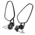 CNC Handlebar Rearview  Modified Reversing Reflector With White Glass