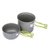 Ultra-light Camping Cookware Utensils Set Outdoor Backpacking Hiking Picnic Cooking Travel Tableware Pot