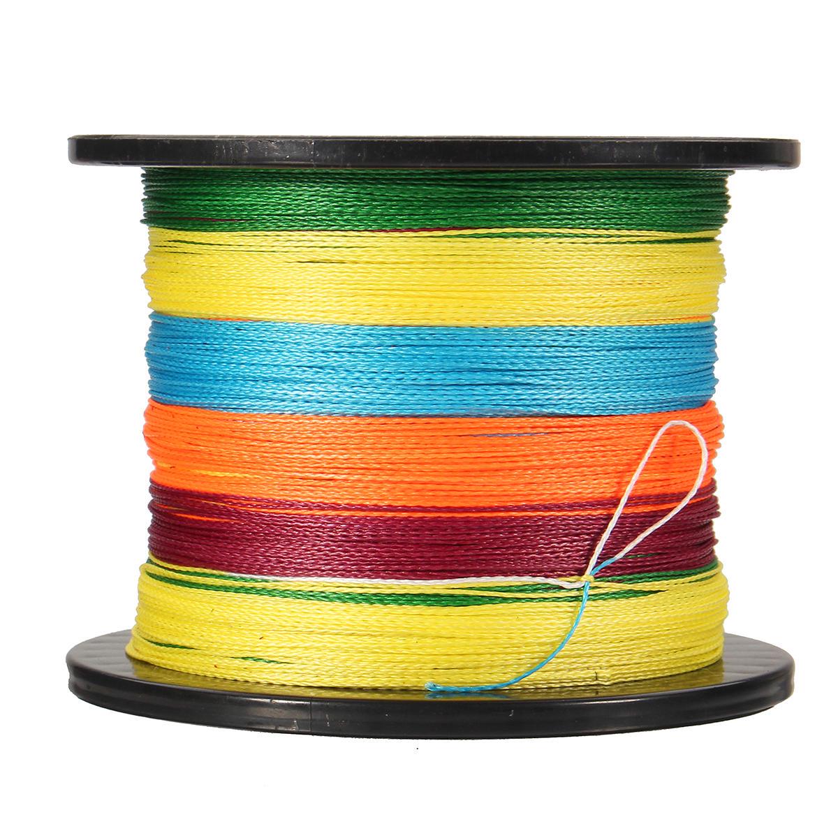 Zanlure Multicolor 547 Yards 500M 12-72LB 4 Strands PE Braided Fishing Line Wire Outdoor Sea Fishing Tackle