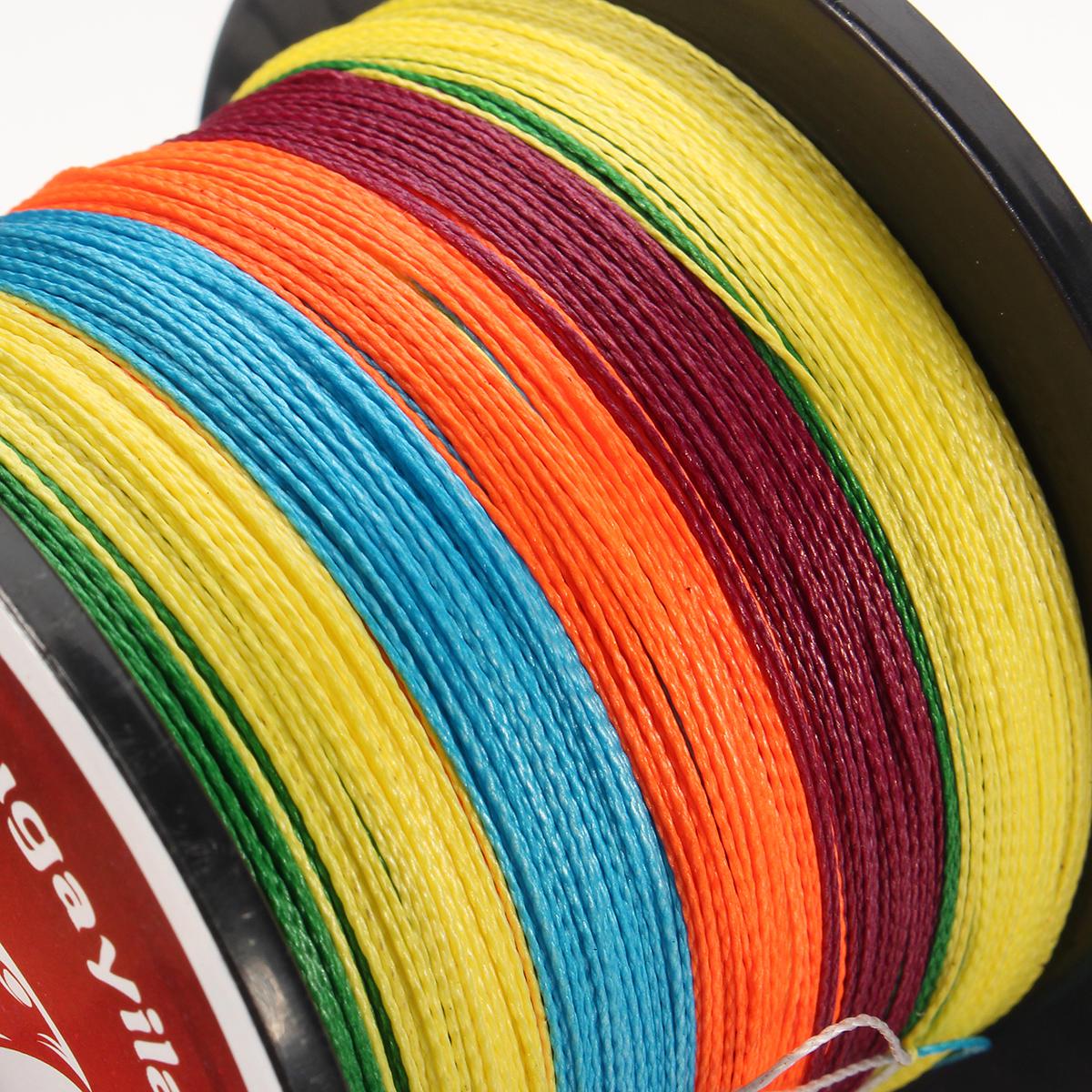 Zanlure Multicolor 547 Yards 500M 12-72LB 4 Strands PE Braided Fishing Line Wire Outdoor Sea Fishing Tackle