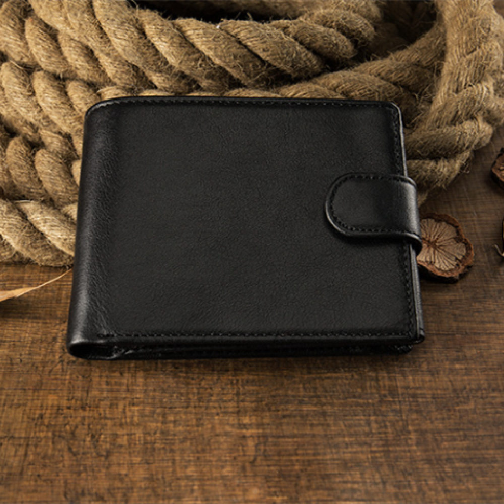 Customized Cowhide Wallet For Men's Short