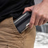 New Men's Rfdi Anti-theft Brush Outdoor Aluminum Alloy Wallet