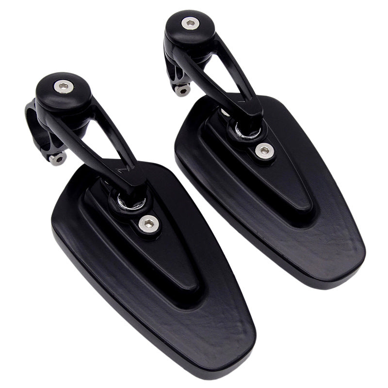 CNC Handlebar Rearview  Modified Reversing Reflector With White Glass