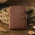 Men's Handmade Literary Vertical Leather Wallet