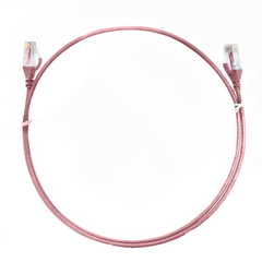3M Cat 6 Ultra Thin Lszh Ethernet Network Cables Pink