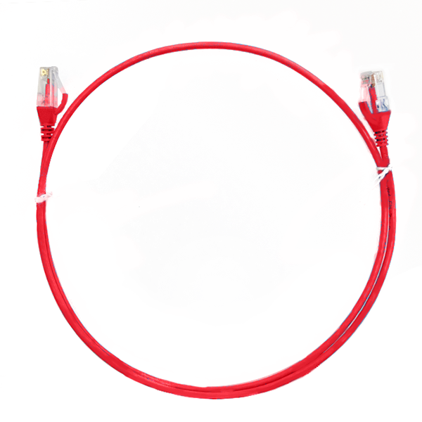 5M Cat 6 Ultra Thin Lszh Ethernet Network Cables Red