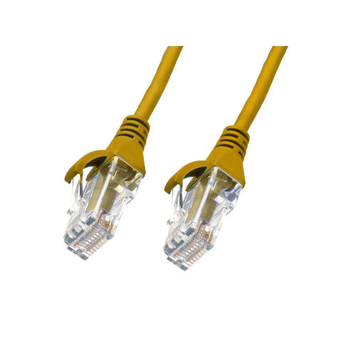 5M Cat 6 Ultra Thin Lszh Ethernet Network Cables Yellow