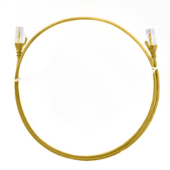 5M Cat 6 Ultra Thin Lszh Ethernet Network Cables Yellow