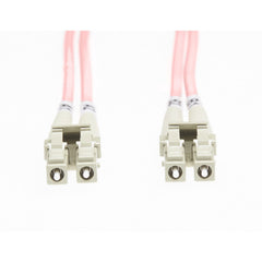 3m Lc-Lc Om1 Multimode Fibre Optic Cable Salmon Pink
