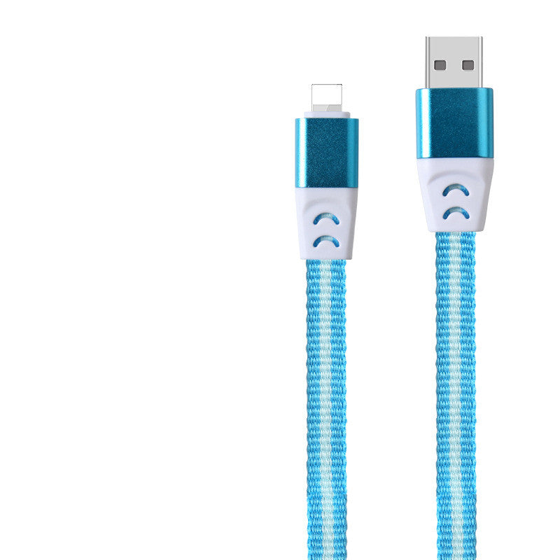 Spring Telescopic Braided Data Charging Cable