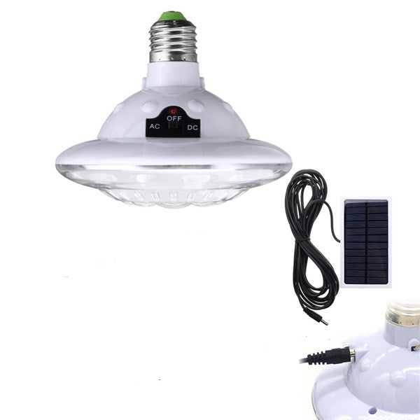 E27 Solar/Battery Powered 22LED Remote Control Camping Light Outdoor Hooking Emergency Lamp