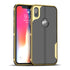 iPaky Plating Anti Fingerprint Protective Case For iPhone X Drop Resistant Heat Dissipation Hard PC