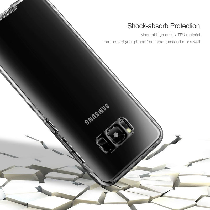 Full Body Transparent Touch Screen TPU Case For Samsung Galaxy S8