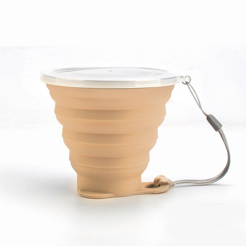 Silicone folding cup