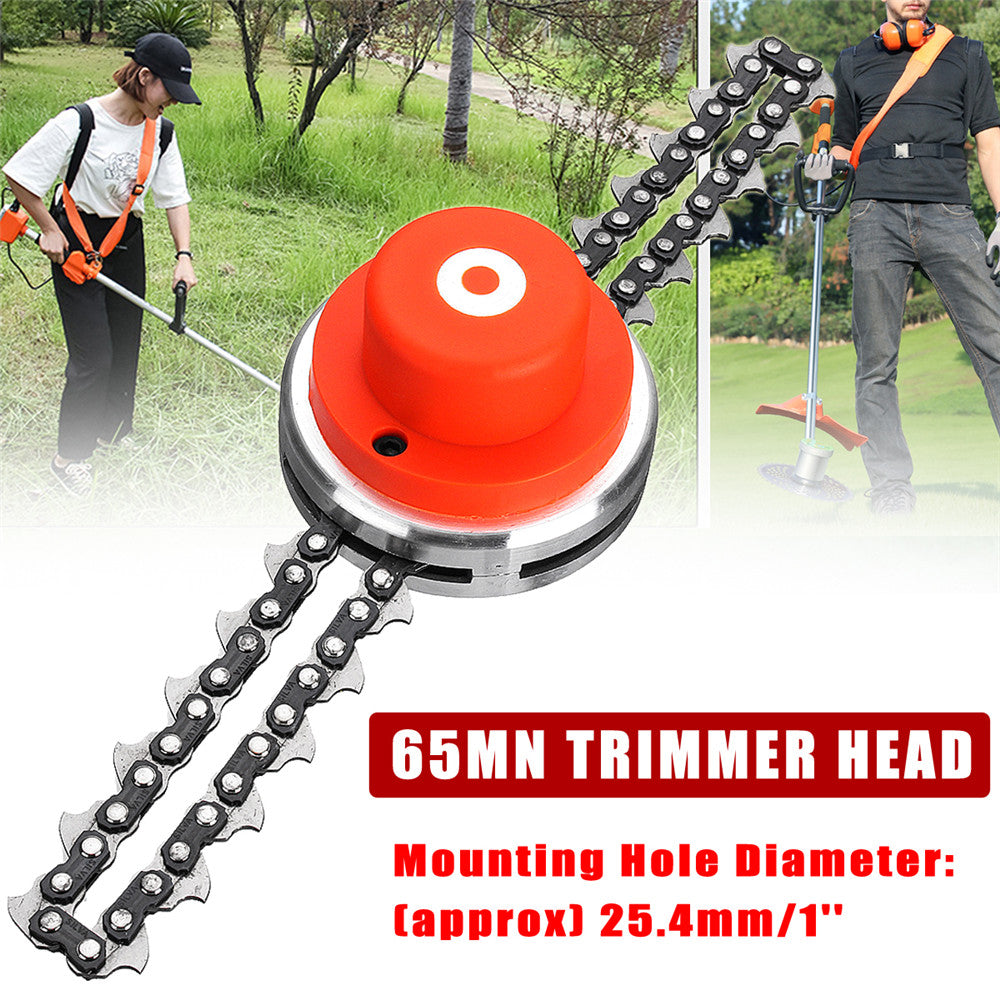65Mn Trimmer Head Coil Chain Brush Cutter Garden Grass Trimmer For Lawnmower