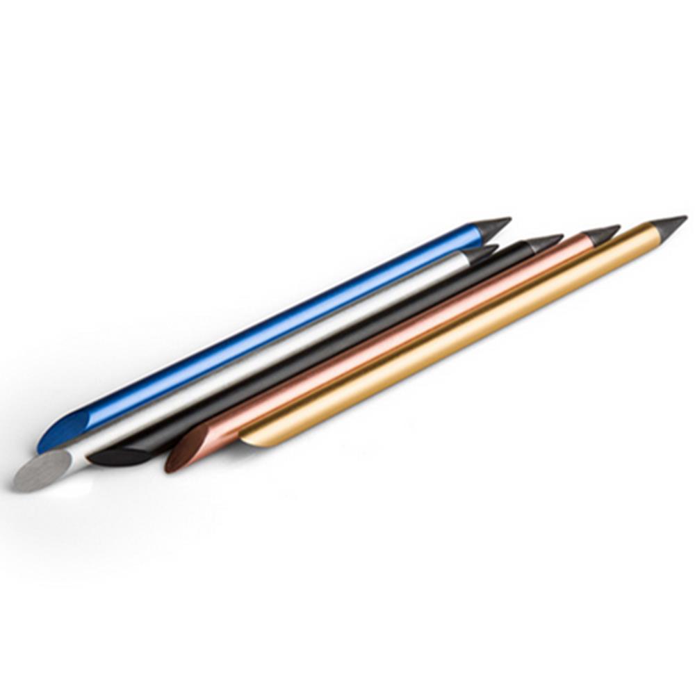 Metal Non-Ink Trendy Pens 0.5mm Fineline Painting Drawing Writing Beta Pen Office School Supplies
