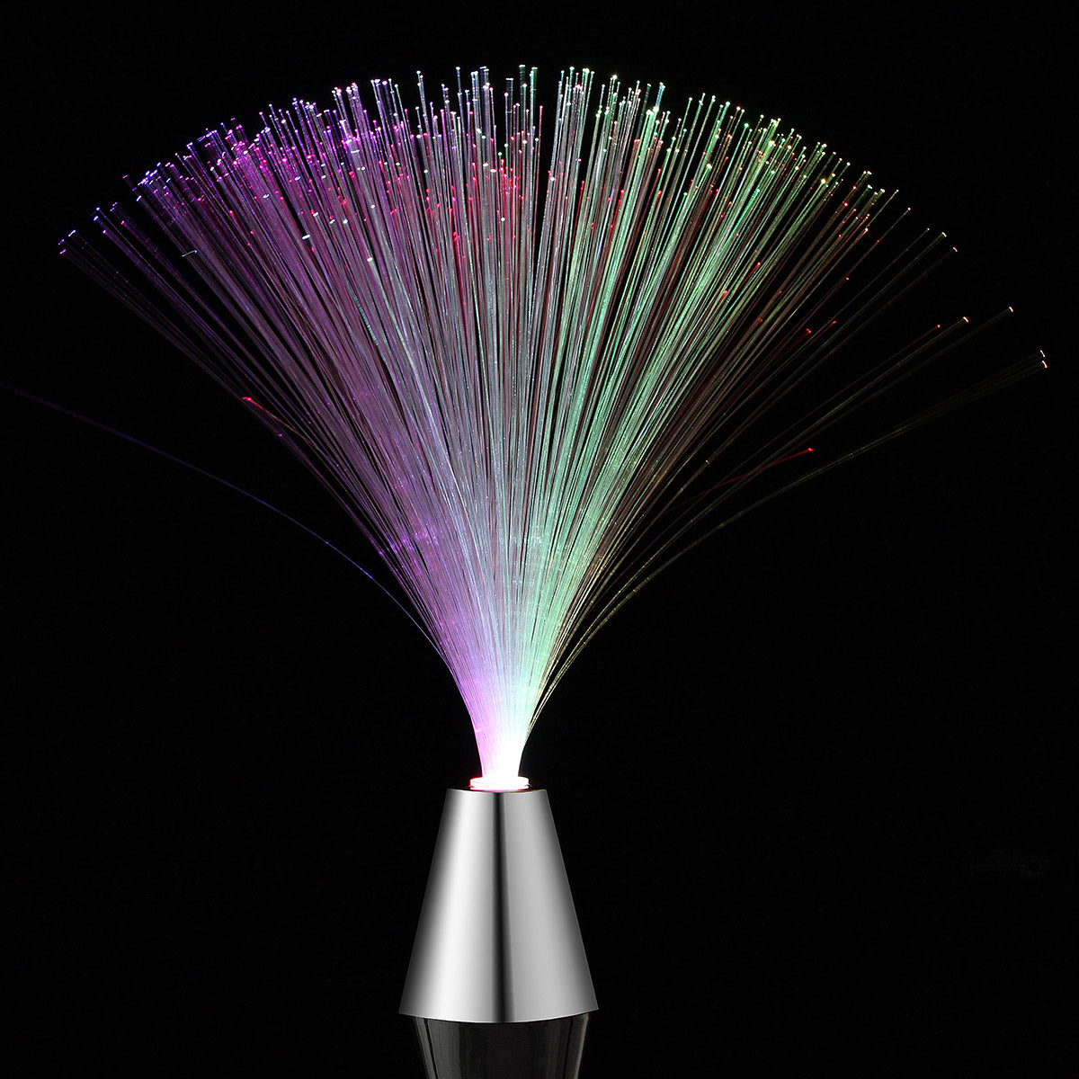 Multicolor Romantic LED Fiber Optic Flashing Night Light for Home Decor
