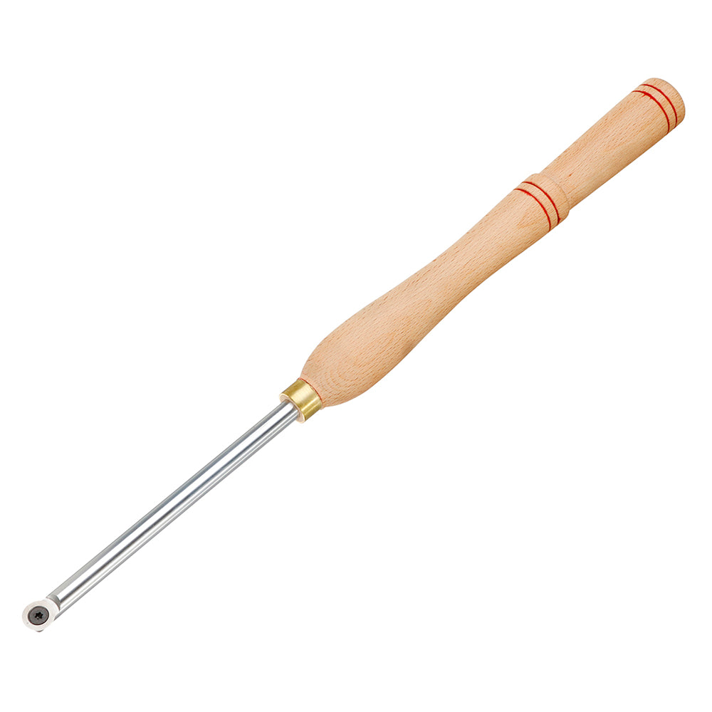 R8 Wood Turning Chisel Woodworking Carving Tool With Carbide Insert Wooden Handle Hand-held With Wrench