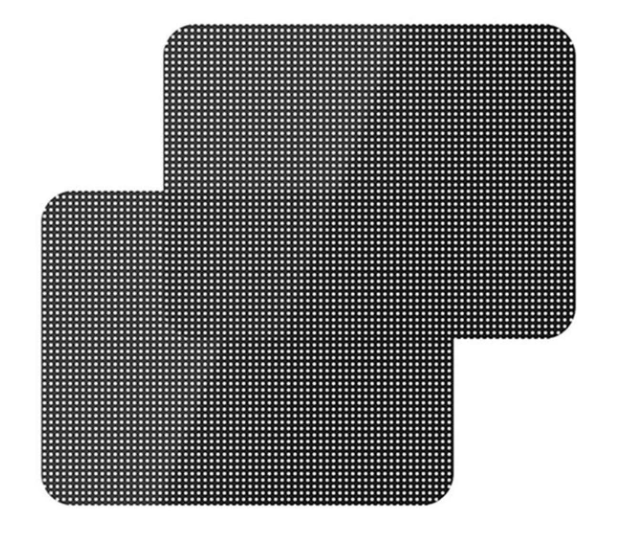 A Pair Of Freely Cut Electrostatic Adsorption Sunshade Stickers