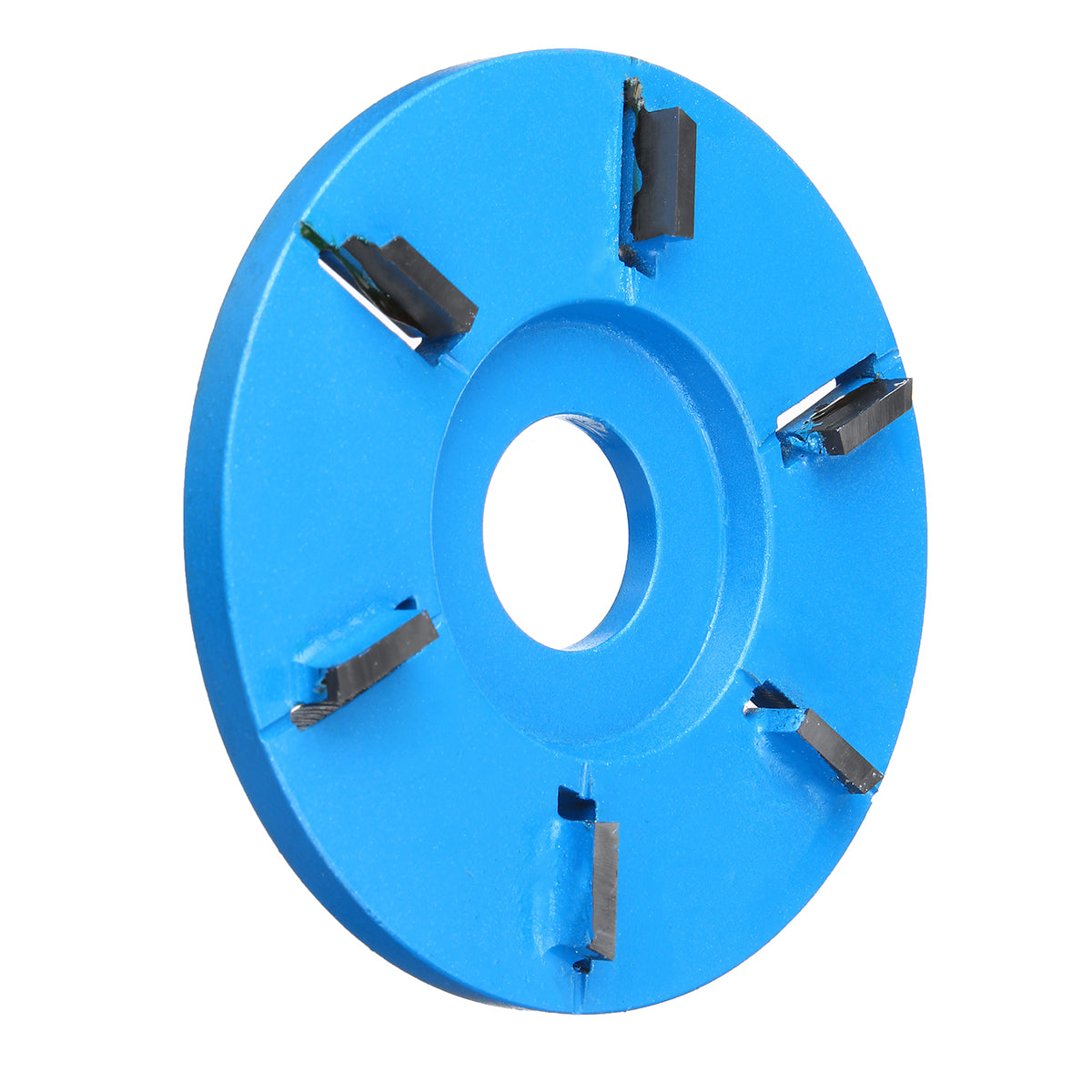 Flat 6-tooth Woodworking Plane Carving Disc Milling Cutter For 22mm Angle Grinde