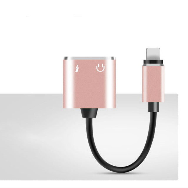 Mobile phone adapter to listen to songs two in one