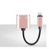 Mobile phone adapter to listen to songs two in one