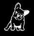 Dog reflective car stickers